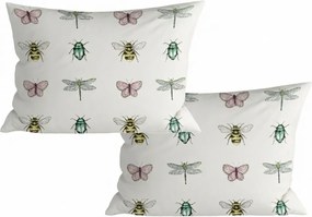 Szett 2 db díszpárnahuzat TINY WINGS 40x60 cm, fehér