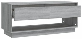 szürke sonoma színű szerelt fa TV-szekrény 102x41x44 cm