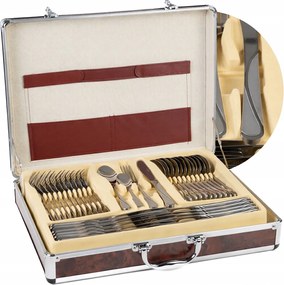 72 Db-os Evőeszközkészlet 12 Személyes – Rozsdamentes Acél, Koffer