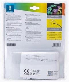 Aigostar - LED RGB fényerőszabályozható szalag 5m LED/24W/12/230V IP65 + távirányító