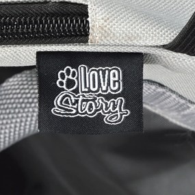 Kisállat hordozó táska 25,5x48 cm – Love Story