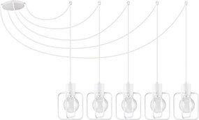 SIGMA LIGHTING 31119 AURA Többágú Függesztett Lámpa Fehér E27 IP20