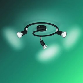 Philips - Spotlámpa LIMBALI 3xGU10/50W/230V fekete