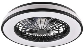LED Dimmelhető mennyezeti lámpa ventilátorral LED/48W/230V 3000-6500K + távirányító