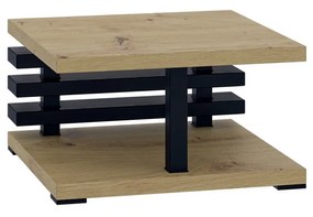 Dohányzóasztal Koramo (artisan tölgy + fekete). 1054275