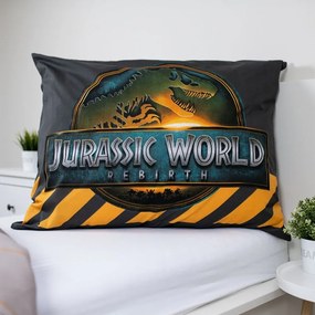 Egyszemélyes pamut gyerek ágyneműhuzat 140x200 cm Jurassic World "T-Rex" – Jerry Fabrics