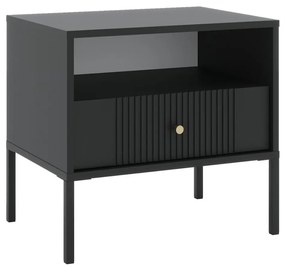 LUE fekete éjjeliszekrény