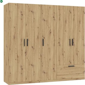 LITA WARDROBE 5D1S ARTISAN OAK