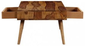 tömör kelet-indiai rózsafa dohányzóasztal 110 x 50 x 35 cm
