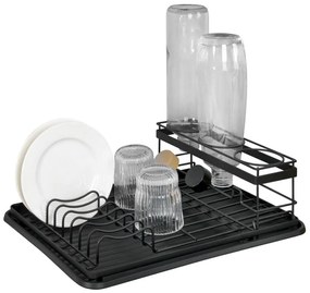 WENKO 54798100 - AMY edénycsepegtető 42,5x31,5 cm fekete