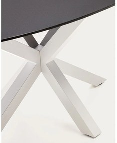 Étkezőasztal üveg asztallappal 100x200 cm Argo – Kave Home