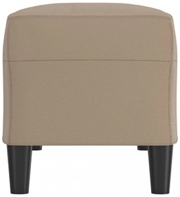 kávészínű műbőr pad 100 x 35 x 41 cm