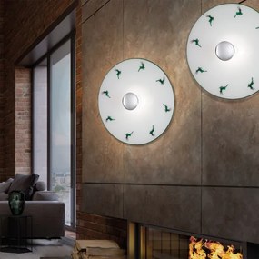 Kolarz A1353.61.XL.5.G.100 NONNA fali lámpa 1xE27/100W/230V szarvaszöld