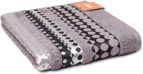 Silver törölköző 50x90 szürke frottír 500 g/m2 Faro