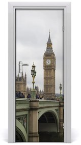 Poszter tapéta ajtóra Big Ben, London 85x205 cm