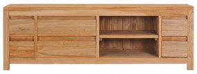 tömör tíkfa TV-szekrény 115 x 30 x 40 cm