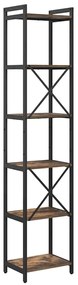 Könyvszekrény Füstölt tölgy 40 x 30 x 188 cm Faanyag