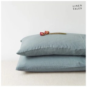 Len párnahuzat 50x70 cm Blue Fog – Linen Tales