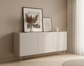 Desin komód 170 cm fém lábakkal - kasmír / nagano tölgy