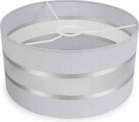 Modern Lámpaernyő 40CM Króm Csík 8 Színben Választható