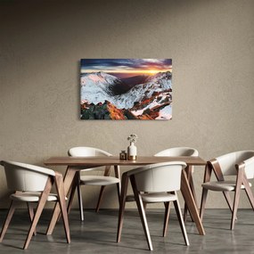 Kép - Téli hegyi panoráma (90x60 cm)