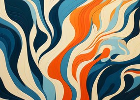 Poszter 70x50cm Óceáni hullámok