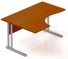 Visio ergonomikus asztal 140 x 100 cm, bal, cseresznye