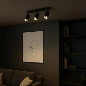 PIPE 3xGU10/10W/230V spotlámpa, fekete
