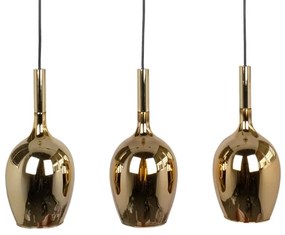 Csillár zsinóron LUGANO 3xE14/40W/230V arany