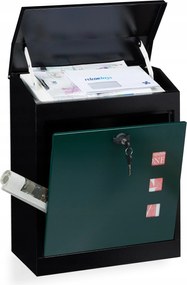 Relaxdays postaláda fekete