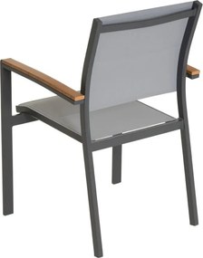 Kerti szék készlet  86,5 x 57 x 57,5 ​​cm  2 db antracit