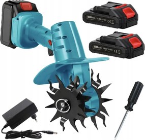 Kézi kerti kultivátor talajlazításhoz - 2 db akkumulátor