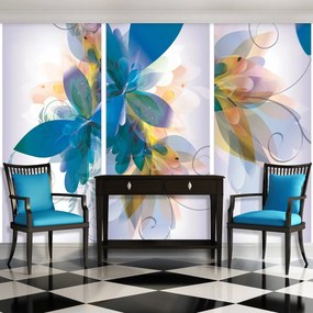 Fotótapéta - Virágos művészet - absztrakt (152,5x104 cm)