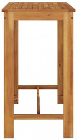 tömör akácfa kerti bárasztal 120 x 60 x 105 cm