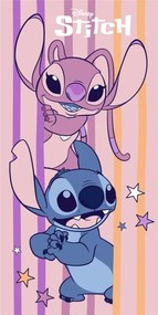 Disney Lilo és Stitch, A csillagkutya Sweet Surprise fürdőlepedő, strand törölköző 70x140cm (Fast Dry)
