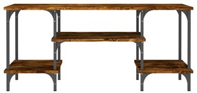 füstös tölgy színű szerelt fa TV-szekrény 102 x 35 x 45,5 cm