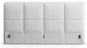 Világosszürke kárpitozott ágytámla 229x100 cm Darren – Micadoni