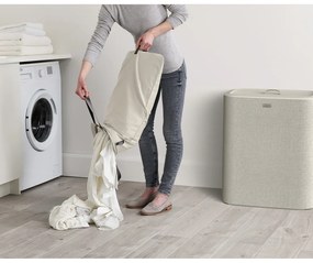 Bézs textil szennyeskosár 90 l Tota Trio – Joseph Joseph