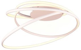 Fehér LED mennyezeti lámpa fém búrával Nala – Trio Select