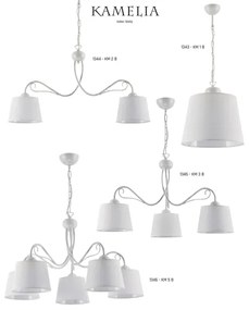 Jupiter 1345 - KM 3 B - KAMELIA 3xE27/60W/230V láncos csillár