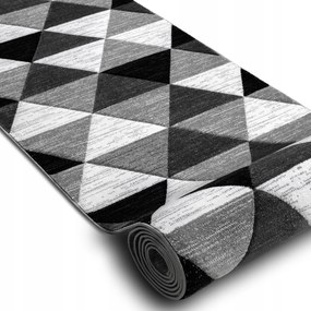 Futószőnyeg Alter 100 cm Háromszögek szürke ^*Q2901