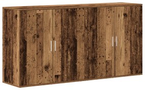 2 db oldalnézet régi fa 79x38x80 cm mérnöki fa
