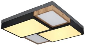 Globo 67286-50 - LED mennyezeti lámpa GUNDI LED/50W/230V barna/fekete