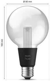LED RGBW Dimmelhető izzó Philips Hue White And Color Ambiance E27/6,8W/230V