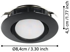 Eglo 900748 - LED Dimmelhető beépíthető lámpa PINEDA LED/5,5W/230V