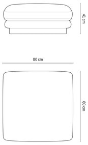 Sötétkék lábtartó Torino – Micadoni Home