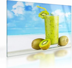 Kép - kiwi smoothie (üvegen) (70x50 cm)