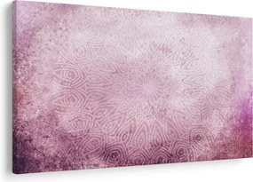 Kép - Mandala rózsaszín falon (90x60 cm)