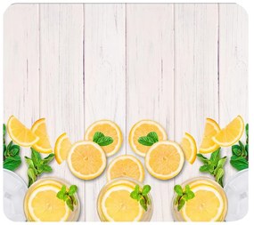 Edzett üveg falvédő tűzhelyhez 50x56 cm Lemons – Wenko