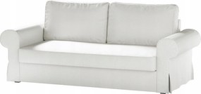 Dekoria Backabro 3 személyes összecsukható kanapé huzat Ikea fehér